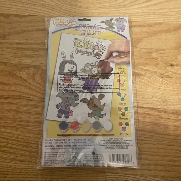 Elinor Wonders Why Paint Your Own Art Board Set NEW PBS Kids - Picture 3 of 3